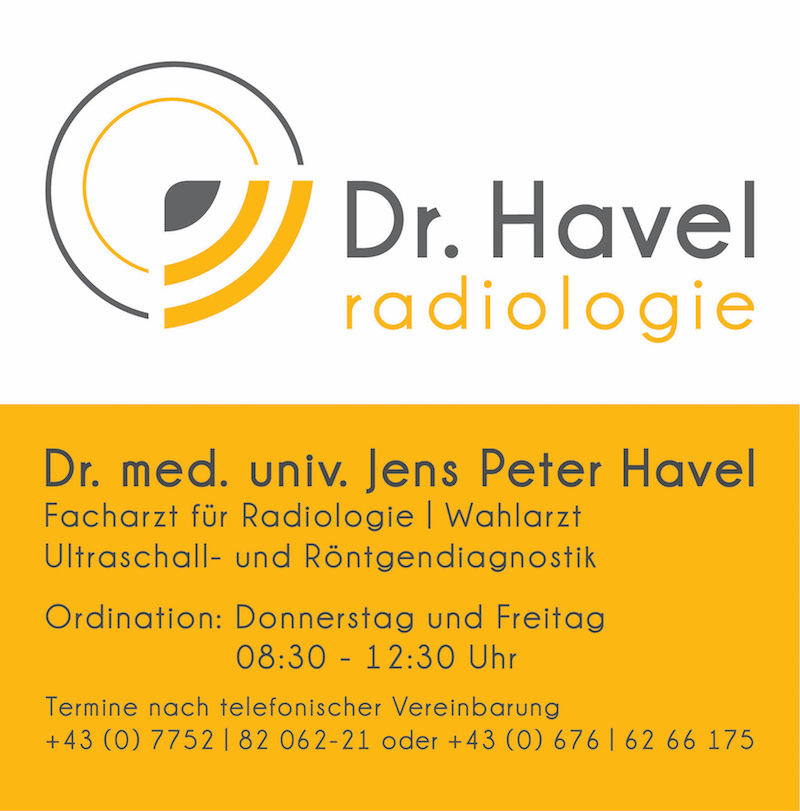 Dr. med. univ. Jens Peter Havel, Facharzt für Radiologie, Wahlarzt, Ultraschall- und Röntgendiagnostik